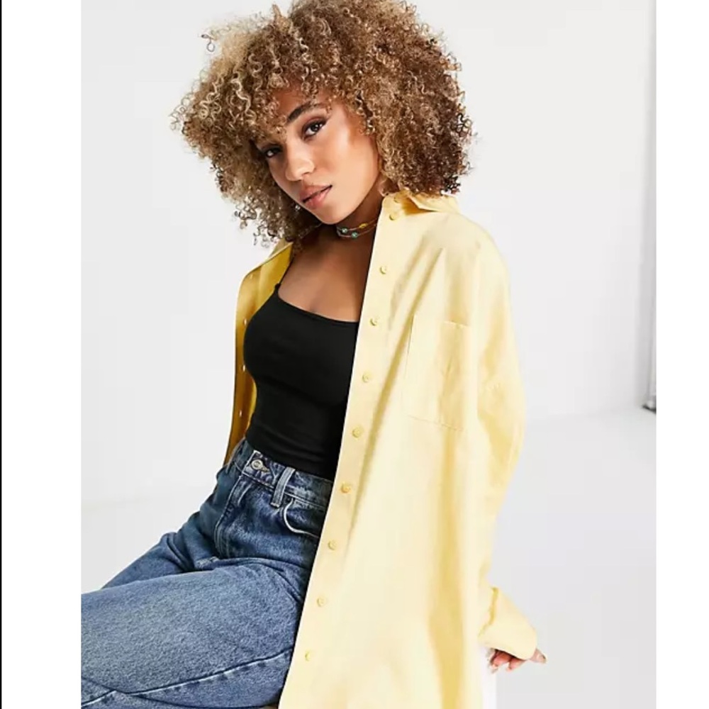 NWT Topshop Boyfriend Long Sleeve